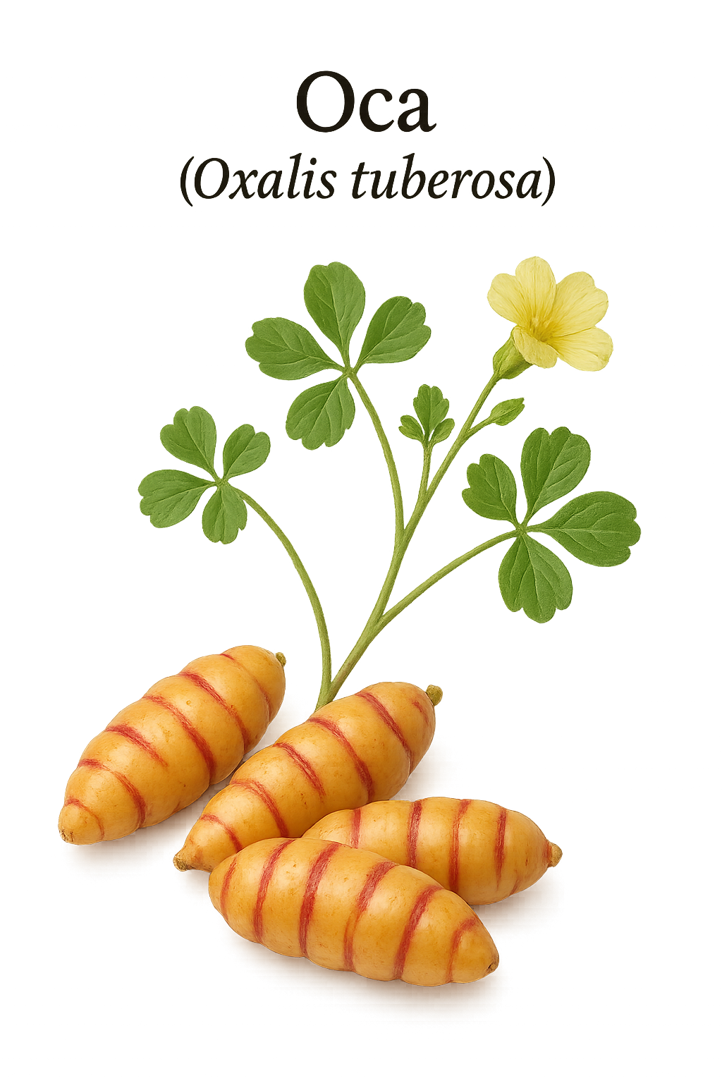 Oca botanical illustration